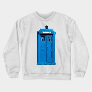 Traditional UK Police Box Crewneck Sweatshirt